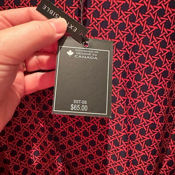 NWT. Polyester/spandex pullover blouse. Great for the office. - Picture 5 of 5